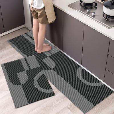 Kitchen Floor Mat Light Luxury Household Absorbent Oil Absorption Bathroom Non-slip Mat Dirt Resistant Durable Diatom Mud Mat