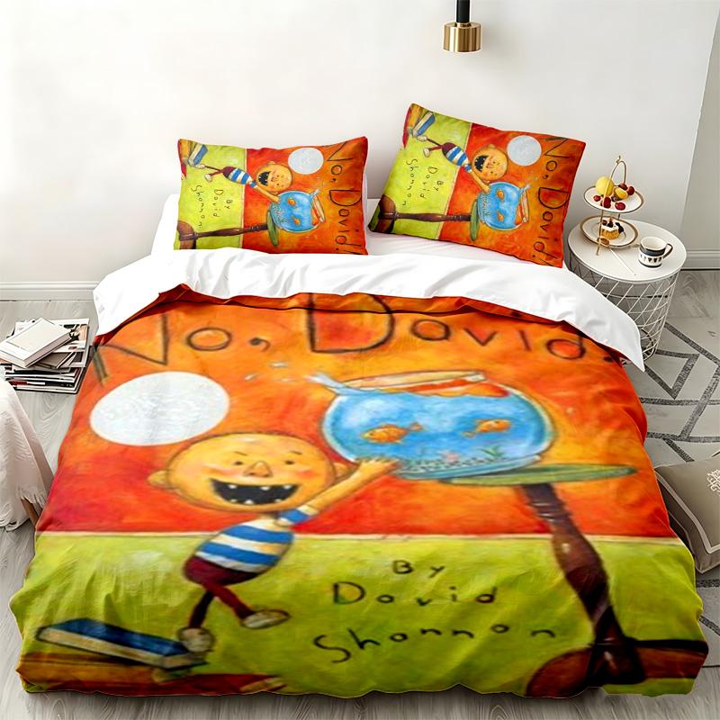 Σετ 3 τεμαχίων Dandy's World Ιδανικό για χρήση στο υπνοδωμάτιο Άνετο σετ κλινοσκεπασμάτων περιλαμβάνει μια θήκη παπλώματος και δύο μαξιλαροθήκες Ιδανικό δώρο για γενέθλια ή Χριστούγεννα