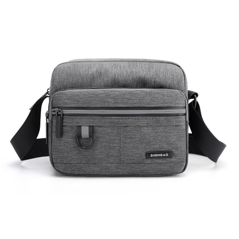 Men's Oxford Cloth Shoulder Messenger Bag, Casual Canvas Backpack, Small Phone Bag,