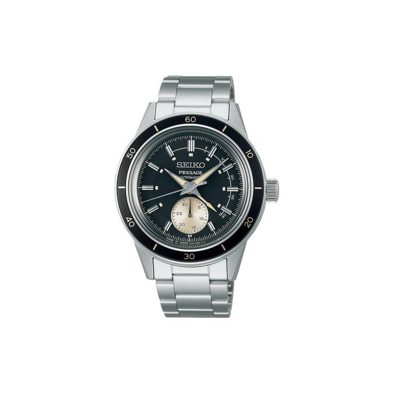 SEIKO Antimagnetic and Waterproof Quartz Steel Strap Men s Watch Black Dial SARY211 чёрный
