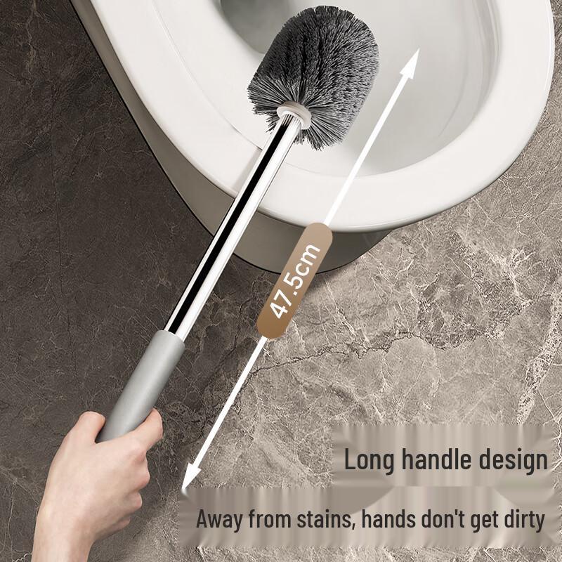 Meiliya Durable Extended Handle Toilet Brush Set