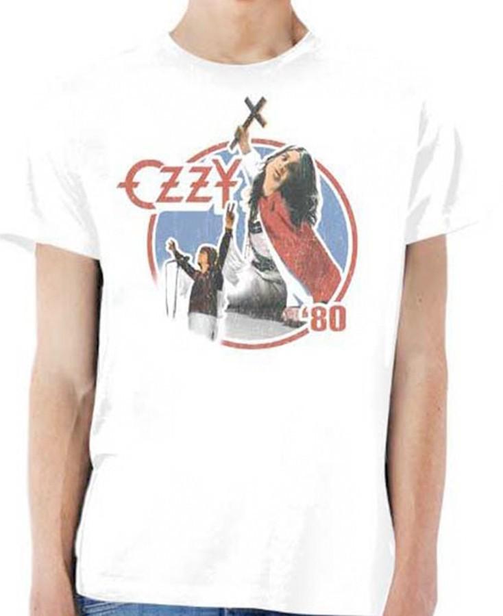 Ozzy Osbourne - Blizzard Of Ozz 80 - White T-shirt XXXL