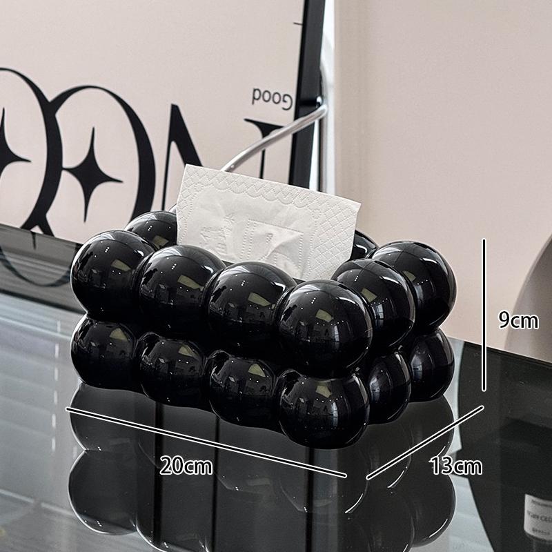 Cream Style Thriving Bread Tissue Box, Home Living Room Paper Box, Simulated Cream Toast Bread Shape