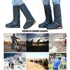 Reusable Rain Shoe Cover with Zippers for Outdoor Cycling Camping Fishing Wear-Resistant Watertight Shoe Cover