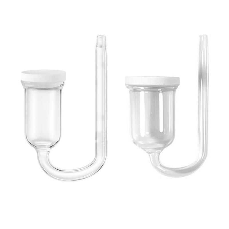CO2 Diffuser for Aquarium Bubble Reactor CO2 System Atomizer for Fish Tank Live Plants Water Grass Grow Refiner with Suction Cup