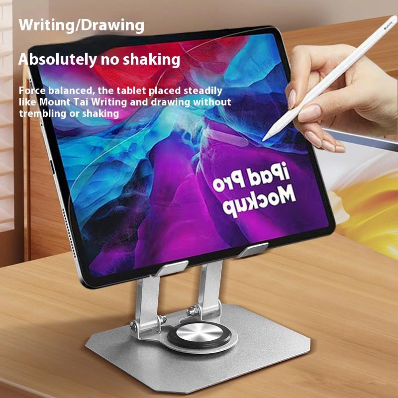1Pc Adjustable 360° Rotatable Tablet Stand Foldable Portable Laptop Stand Desktop Holder Notebook Support Base Stand Holder