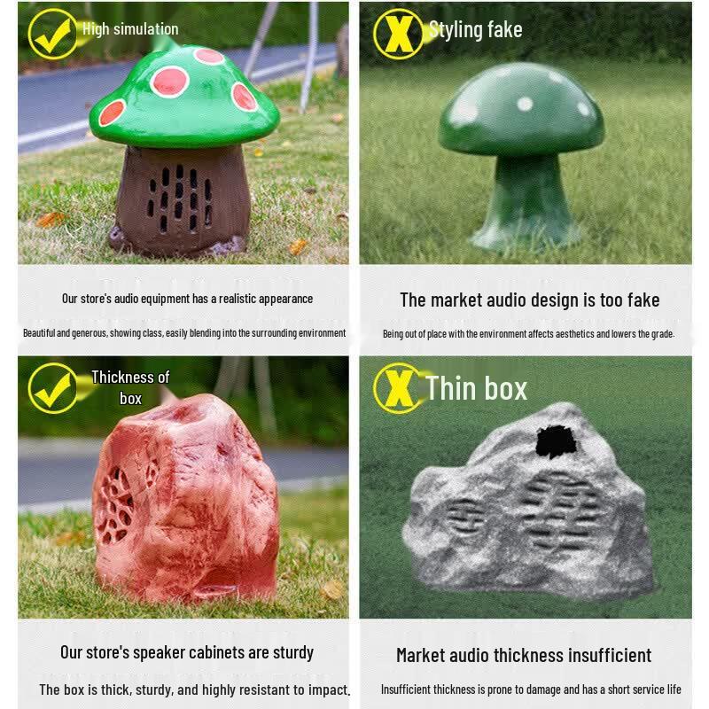 QIASHENG Outdoor Landscape Stone Speaker HG-201 (CN Version)