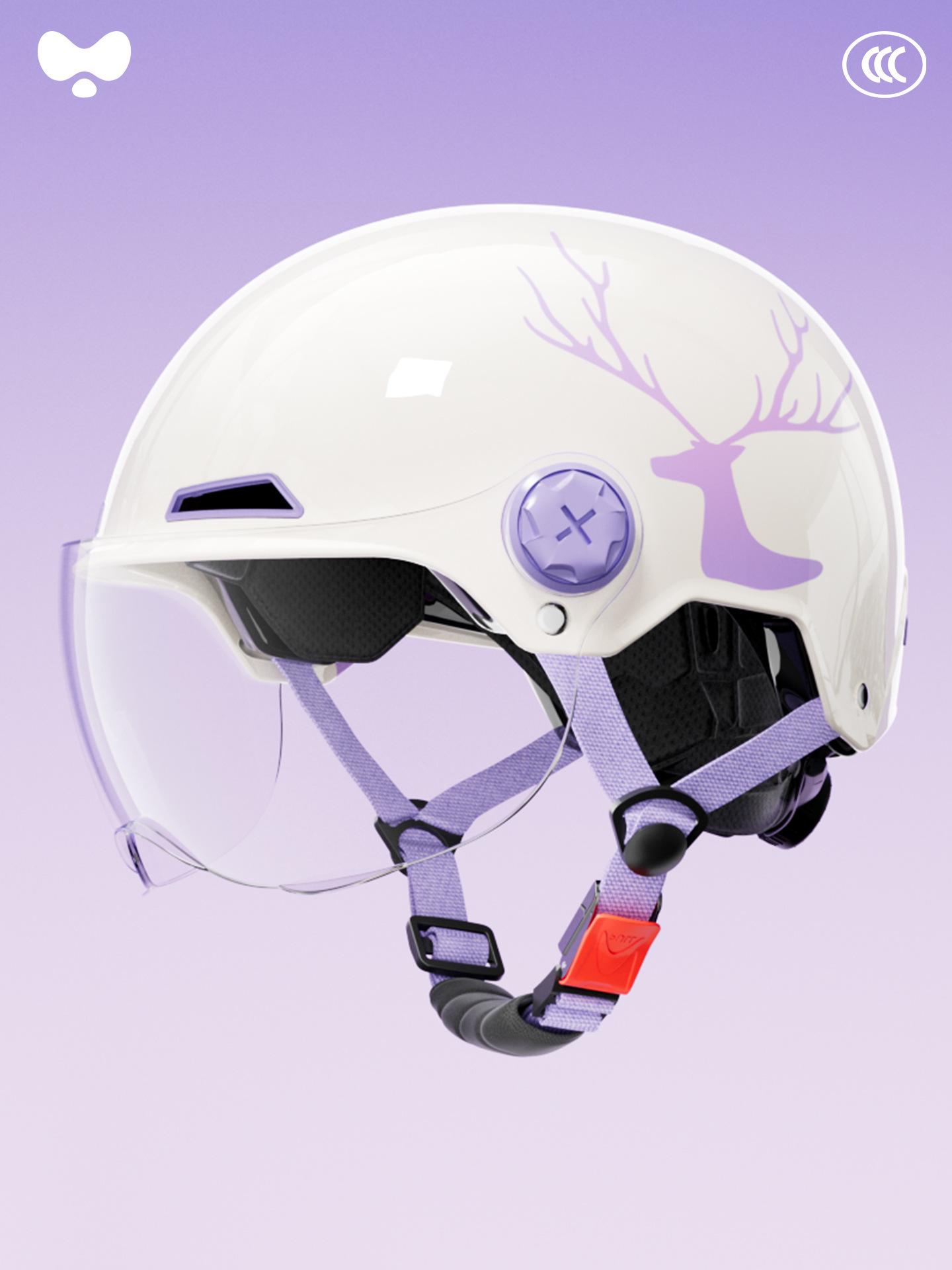 Unisex 3C Certified All-Season Electric Vehicle Helmet, Winter Warm, Motorcycle & E-Bike Safety Helmet One Size