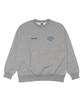 BEN DAVIS Heart Embroidered Crewneck Sweatshirt Black