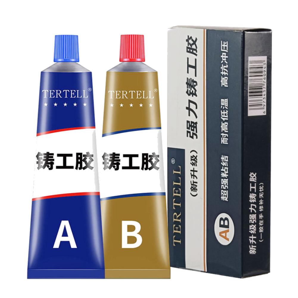 2pcs Metal Glue Extrusion Casting Metal Repair Glue Liquid Weld Aging Resistance Multi-function for Hard Plastics and Ceramics