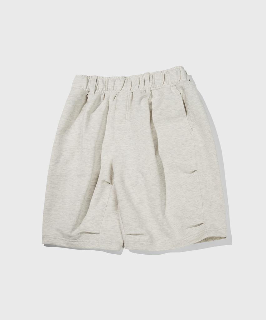 Kimwear Parachute Bermuda Sweat Shorts_Oatmeal