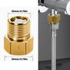 Brass Not Return Check Valves Heavy Duty Brass One Way Check Valves Simple Installation for Secure Water & Fuels Lines