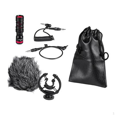 Kamera Mikrofon Audio Mic Hilfs mit Windschutz für 