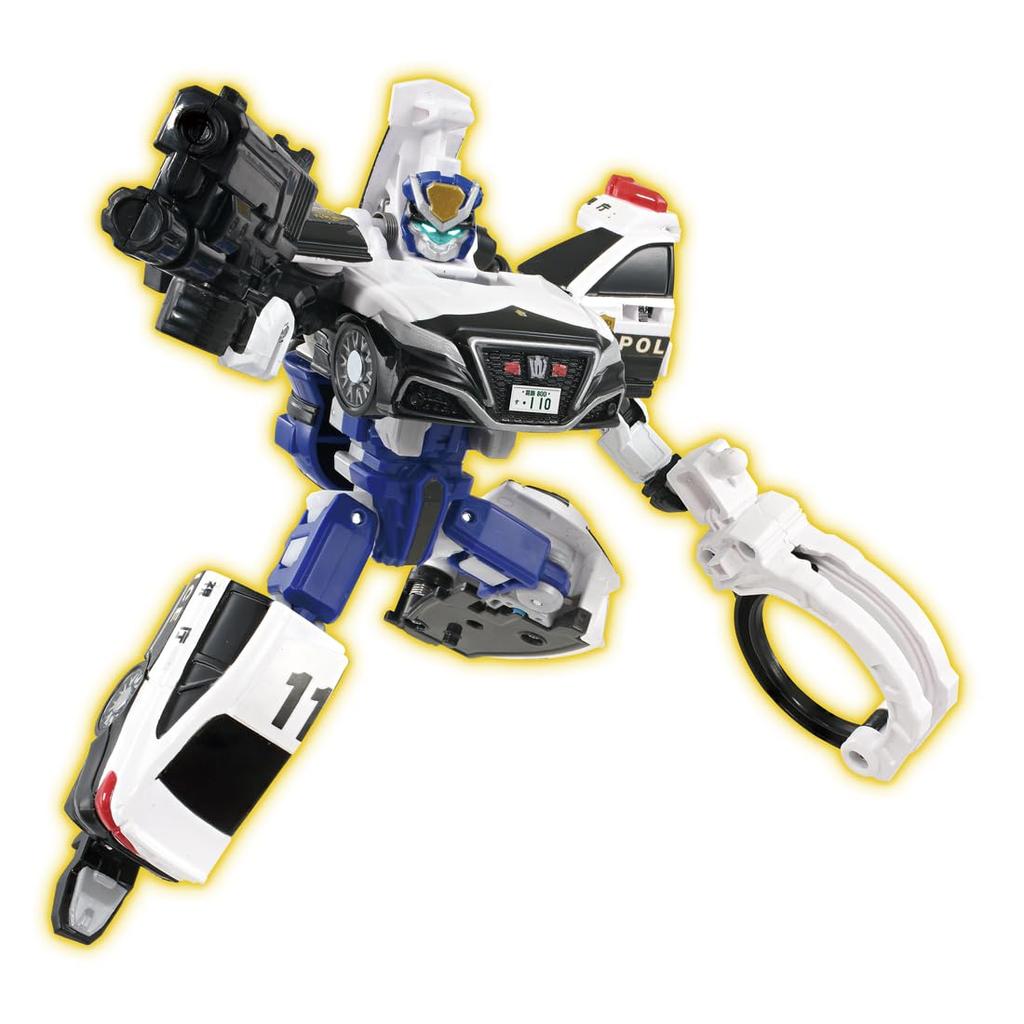 TAKARA TOMY Tomica Job Laborer JB01 Police Braver Toyota Crown Patrol Car Miniature Car Toy