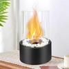 "Portable Tabletop Fire Pit - Smokeless Concrete Fire Bowl for Indoor & Outdoor Ambience"