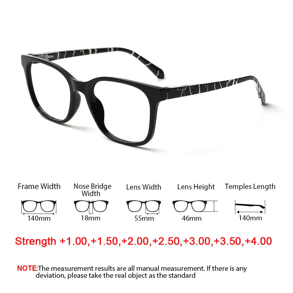 For Women Men Blue Light Blocking Premium Grade High Definition Optical Lens Diopter Glasses TUREZING Presbyopia Eyeglasses