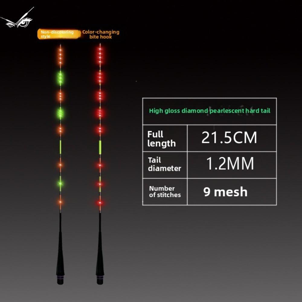 LED Smart Float Electronic Floats Luminous Float Super Bright Fishing Buoy Ultra Sensitive Top Luminous Night Fishing Float