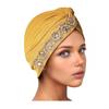 Women Headscarf Elastic Head Circumference Twisted Design Turban Hat