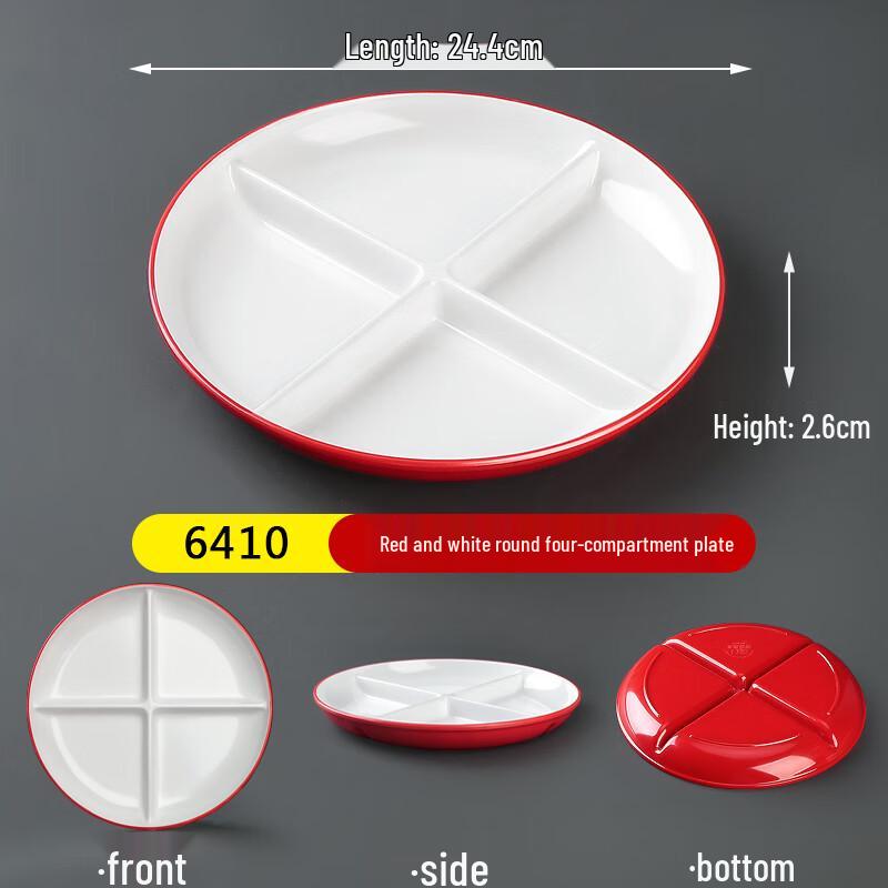Melamine Compartment Meal Tray