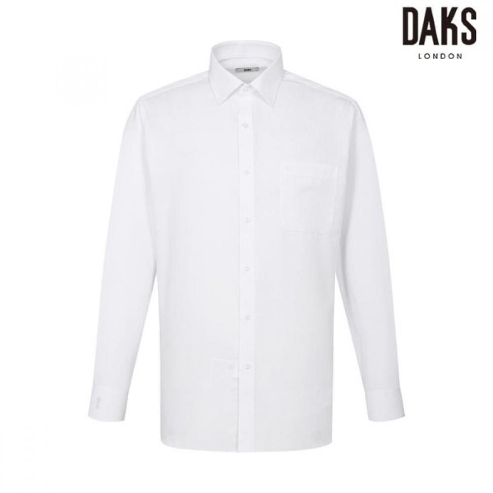 

DakS Men S polyeSter Blend eaSy Care Solid Regular Fit dreSS Shirt dmp3Shdl111a1 white/95