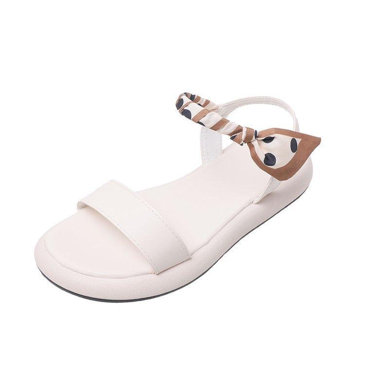 One-word with open-toed sandals women's 2025 summer new platform temperament women's shoes casual lady beach sandals