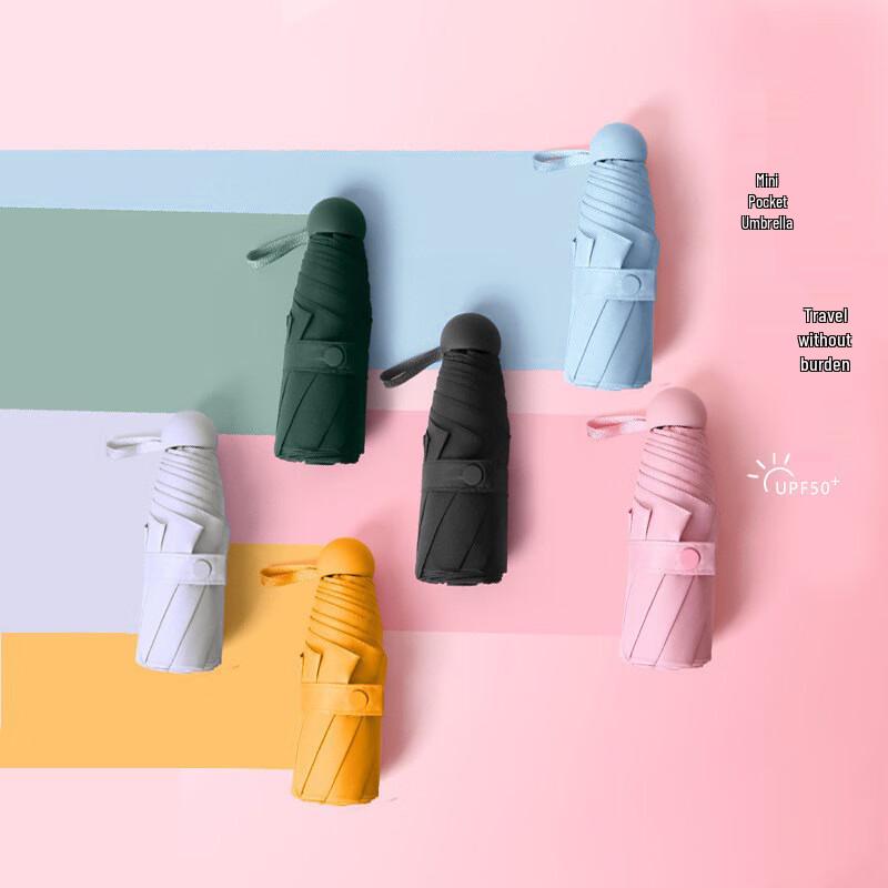 

Changbaosen Mini UV Protection Umbrella with Capsule Case