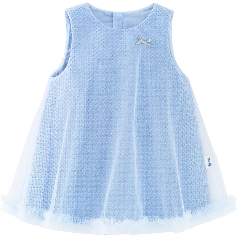 Minibala Girls Sweet Mesh Splice Dress 90