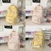 Girl Backpack School Bag With Nylon Material For Middle School Students