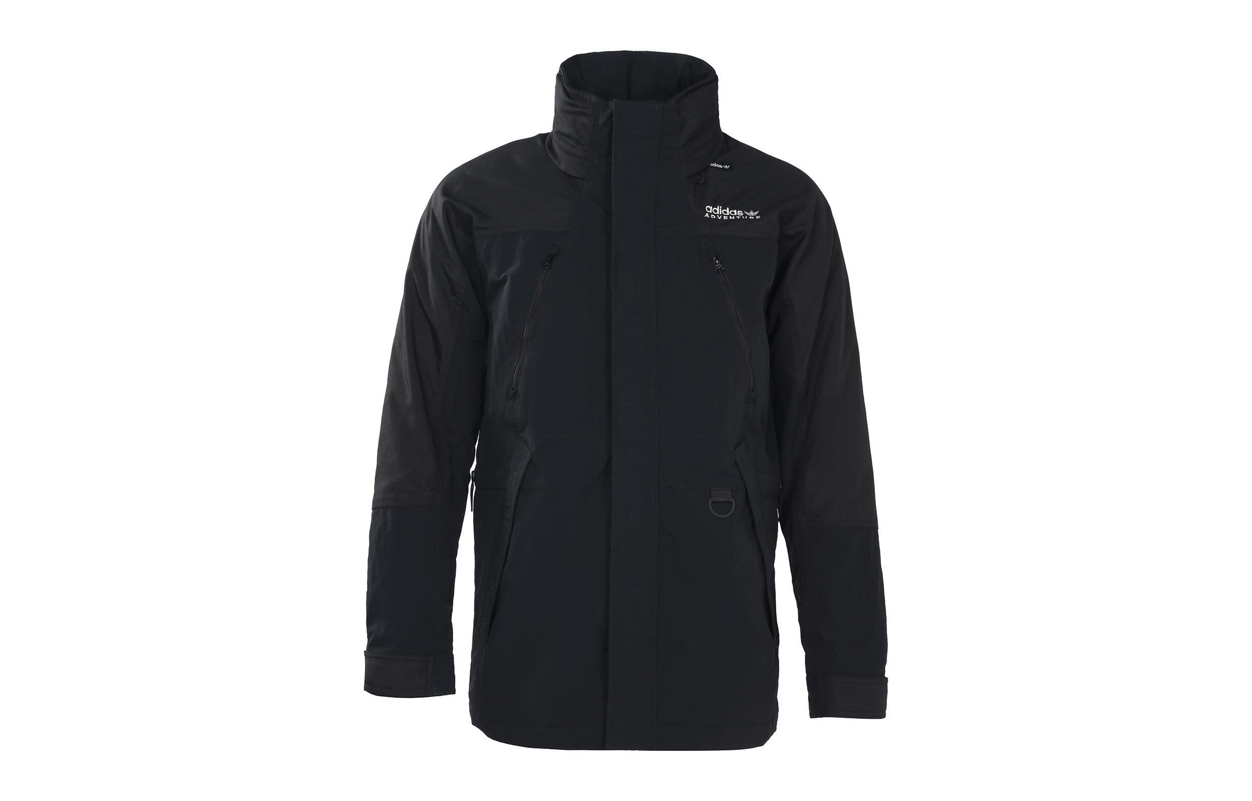 Adidas Originals Down Jackets Men s Black Stand Collar Moderate Other H13577 S