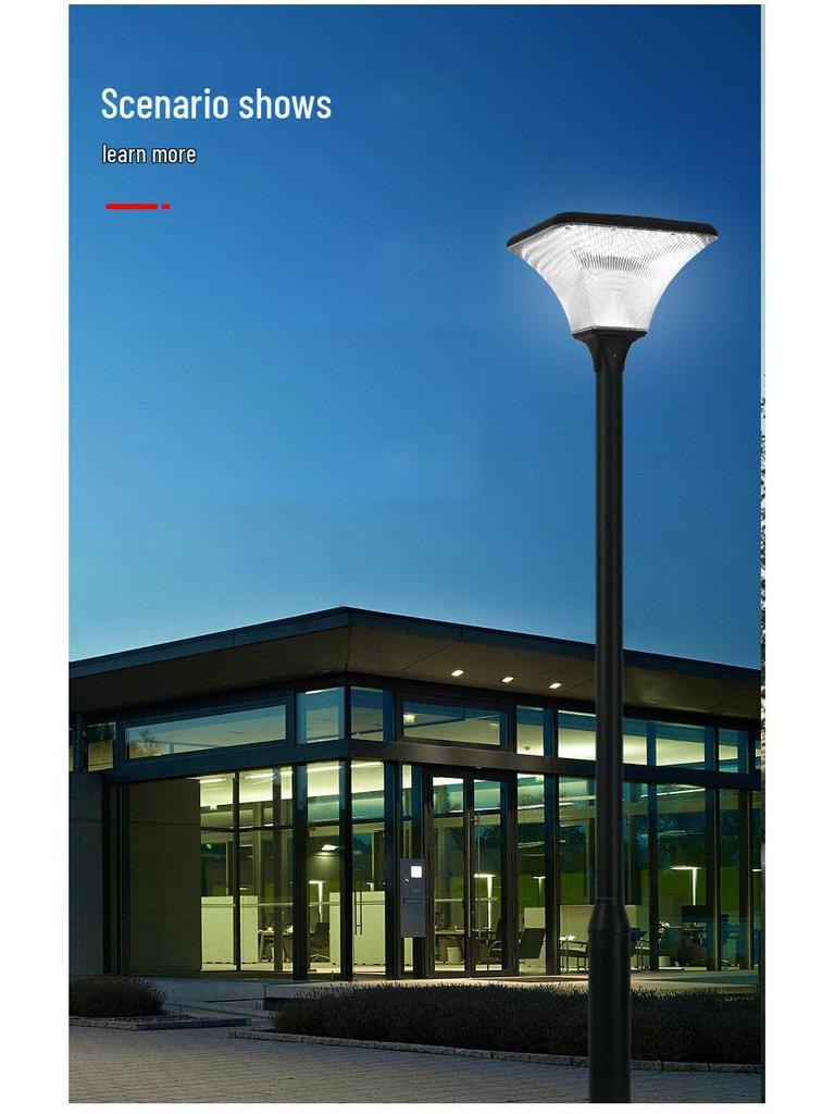 High Brightness Solar Courtyard Lights: Outdoor Garden & Villa Aluminum Landscape Lighting