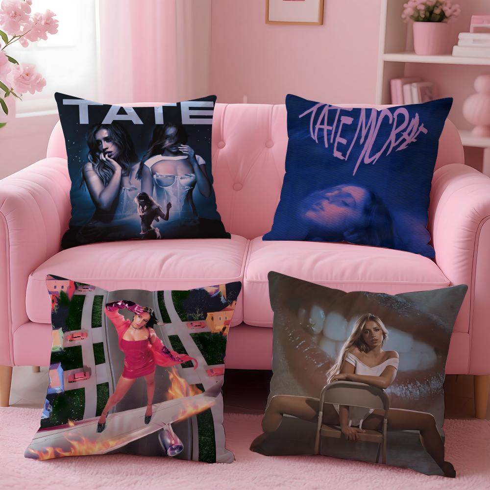 singer t-Tate McRae Cushion Cover Comfortable Reversible Pillow Cover Ideal for Car Sofa Bedroom & Beyond