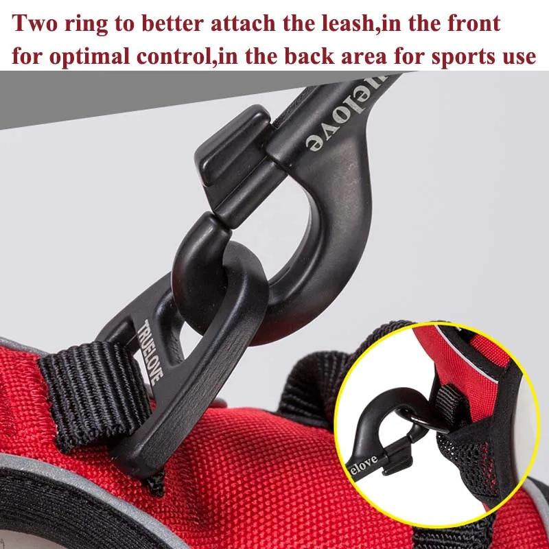 Dog Harness Vest Chest Rope Set Reflective Breathable Soft Padded Adjustable Pet Harness for Small Medium Dogs Outdoor Walking