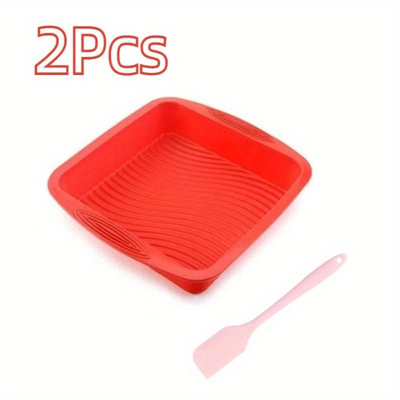 Rectangular Silicone Bread Mold Non-Stick Loaf Pan for Homemade Bread Cakes Durable Heat-Resistant Bakeware Suitable for Oven