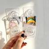 1pc Self Adhesive Refrigerator Clip Transparent Wall Clip  Refrigerator Organization