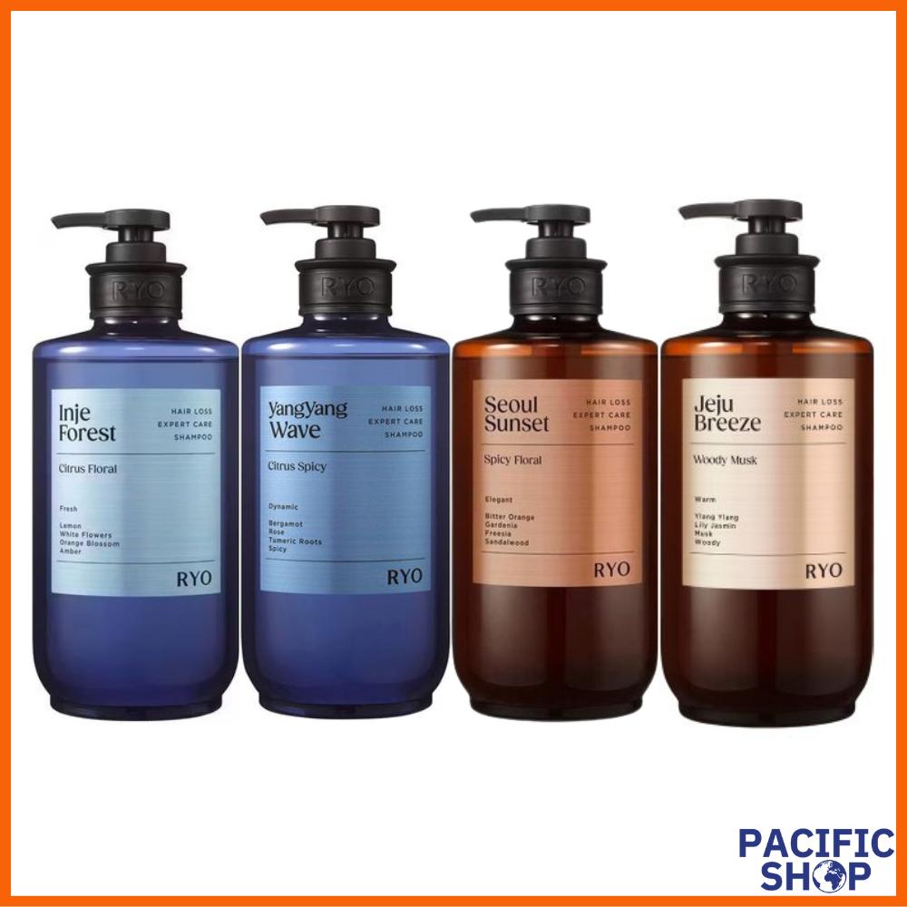 

[Ryeo] Шампунь против выпадения волос 4 типа 585 мл (Лес Индже, Волна Ян Ян, Сеульский закат, Бриз Чеджу) Inje forest 585ml