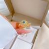 Real Gold Light Luxury Full Diamond Eye Ring Opening Adjustable Simple Jewelry Japanese Ring Couple Ring