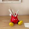 Mickey Pen Holder Cute Cartoon Pants Style Pen Rack Multifunctional Desktop Organizer Phone Stand Office and School Supplies