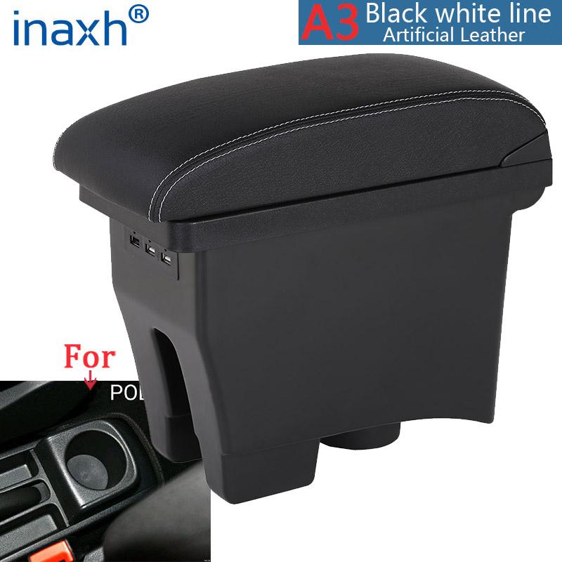 Pro Volkswagen POLO Loketní opěrka 2012-2018 nová Pro VW POLO Mk5 6R Vento Box na loketní opěrku do auta Střed Úložný box Autodoplňky Retrofit