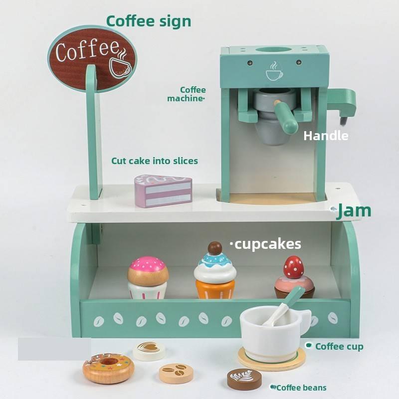 Store Wooden Convenience Toy With Pastry Design For Gift Kids
