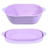 Silicone Bread Protector Basket Oval Round Square Danish Dough Fermentation Basket Foldable Making Basket Kitchen Utensils