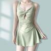 Womens Onepiece Swimsuit With Polyester Fabric For Slimming Coverage