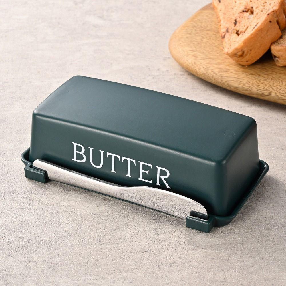 Food Grade Butter Storage Box Sealed Butter Cutter Box Multi-functional Cheese Dish  for Home