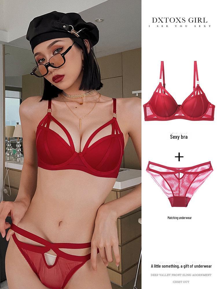 Regulowany Zestaw Biustonosza Push-Up dla Pełniejszego Wyglądu Biustu