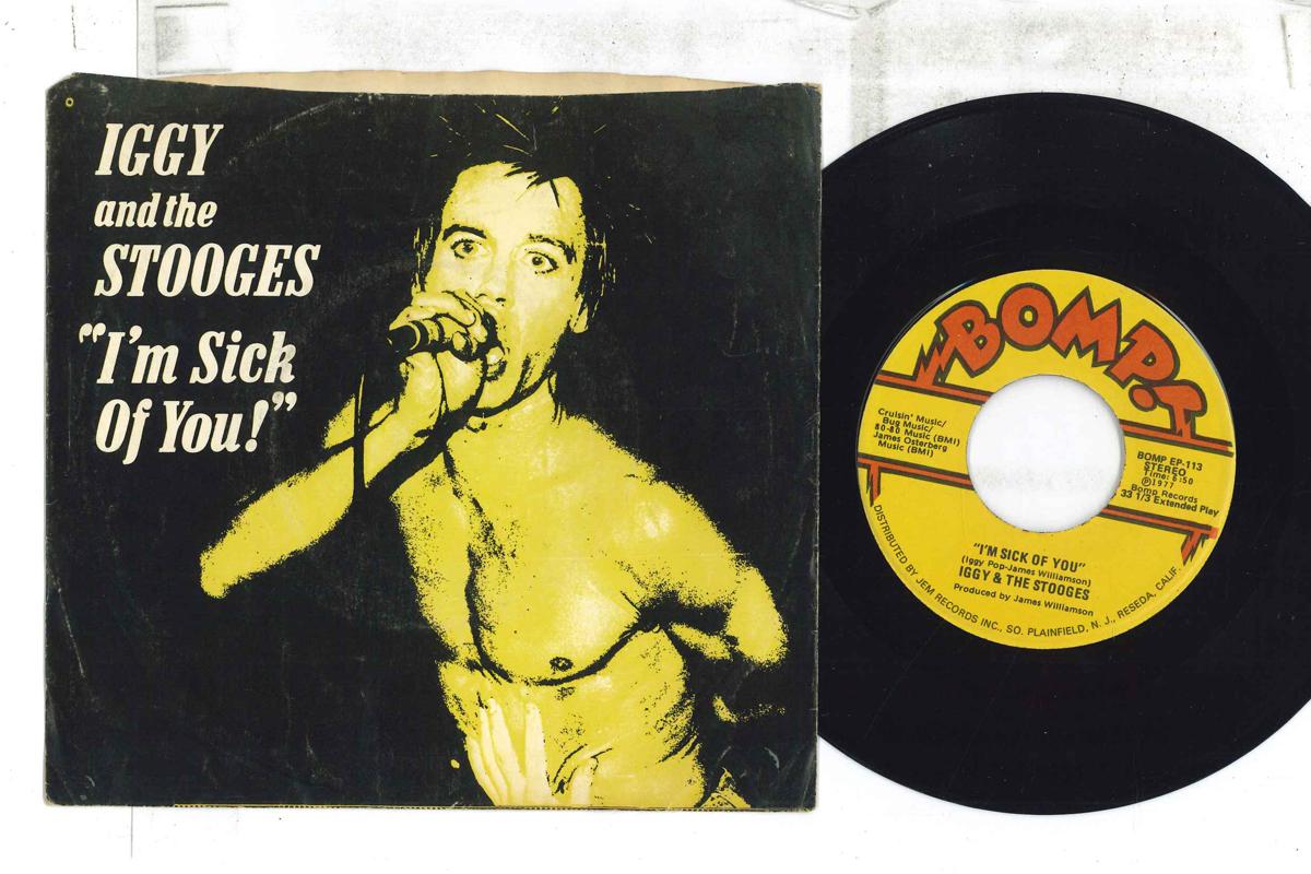 

7inch Record IGGY & THE STOOGES - I m Sick Of You! BOMPEP113 BOMP 1977 UK Rock Used
