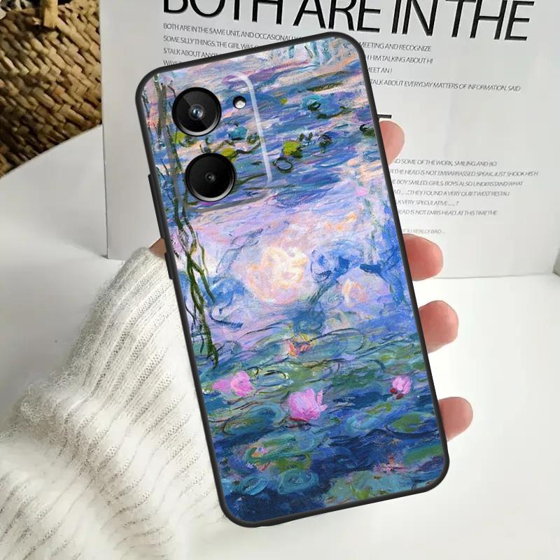 Claude Monet Art Painting Case For Realme C67 C55 C53 C51 C35 C33 C31 C30 C25s C21Y GT Neo 5 GT5 9 10 11 12 Pro Plus