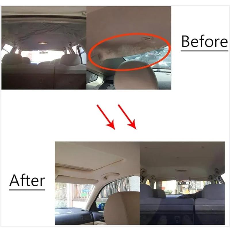 Car Interior Roof Fabrics Auto Material Headliner Mesh Sponge Foam Backed for Cars Trim Ceiling Roof Liner Sky Fabric Upholstery