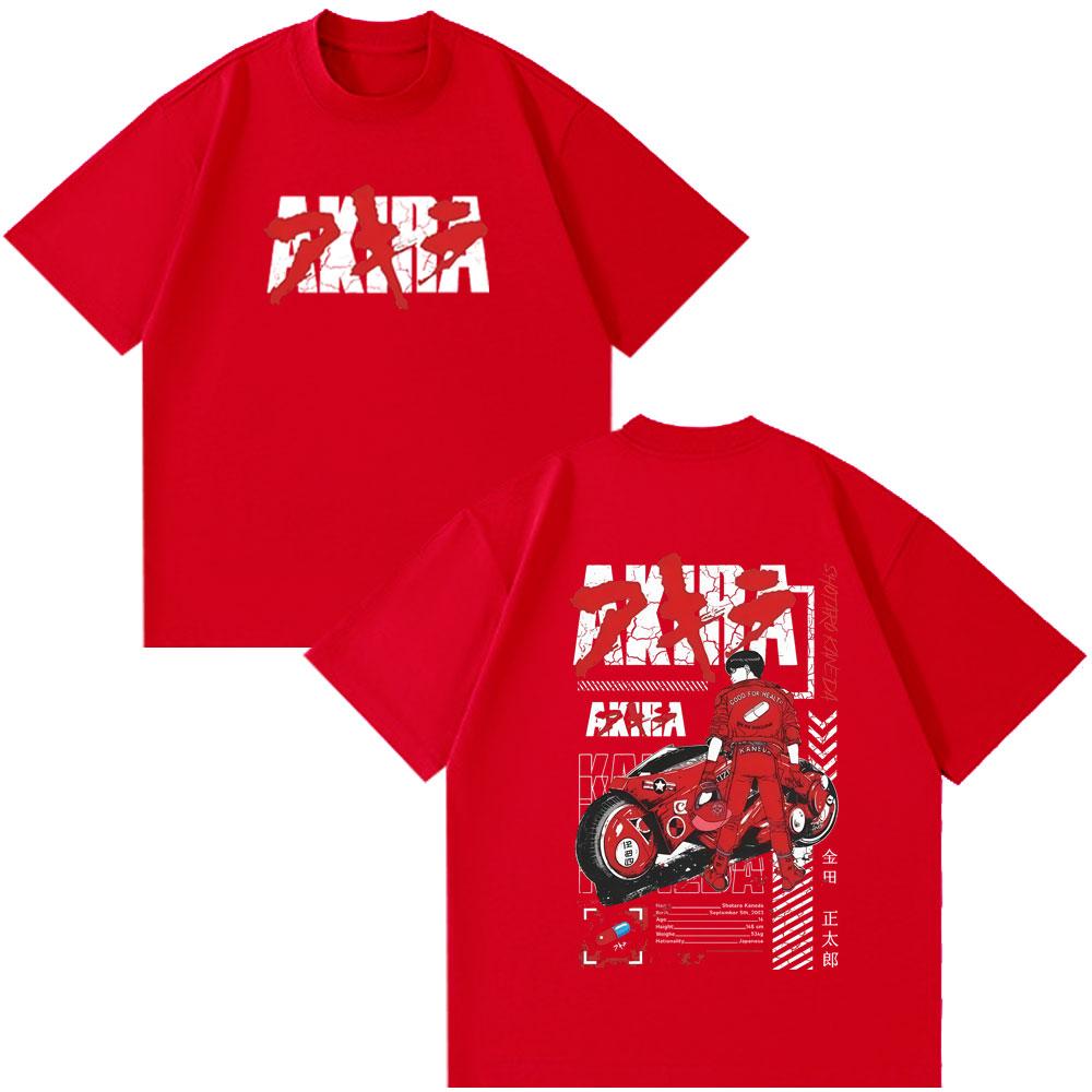 

Anime Akira T Shirts 90s Japanese Unisexga Movie Shotaro Kaneda T-shirt Unisex Women Clothing Fashion Wears Summer Casual Streetwears S