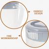 Clear Water Pitcher with Lid Large Capacity Jug for Cold Drinks Iced Tea Juice Beverages Smooth Finish Safe for Home Restaurant