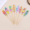 24/8Pcs Surfboard Cupcake Topper Hawaiian Tropical Summer Birthday Party DIY Decoration Beach Pool Wedding Supplies Cake Picks
