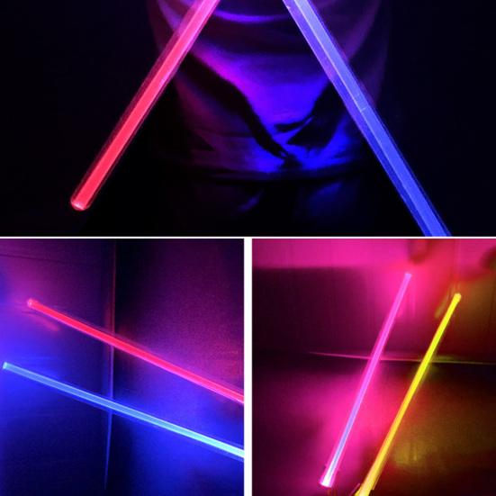 Lightsaber Toy Colorful Cool Luminescent Parent-child Interaction Cosplay Props Detachable LED Glowing Lightstick Children Light Toy Christmas Gift